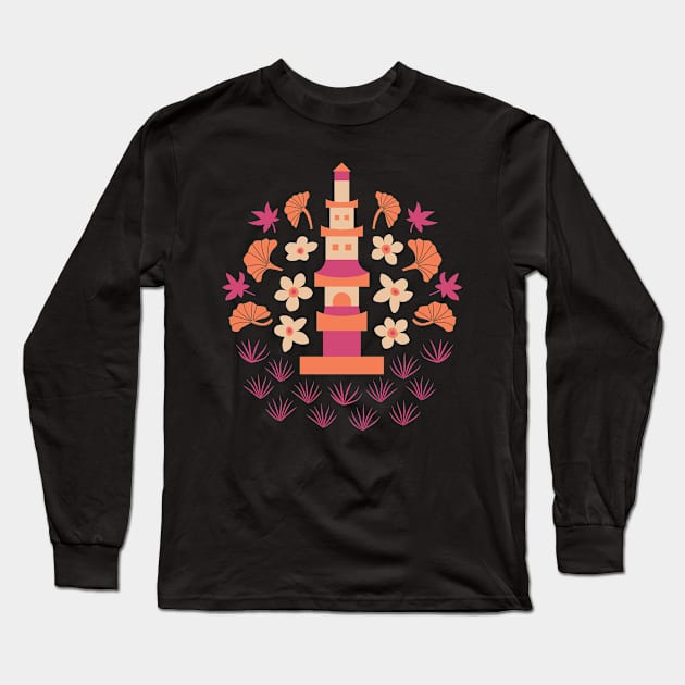 Zen Garden based on the Japanese Tea Garden in Golden Gate Park Long Sleeve T-Shirt by missmewow